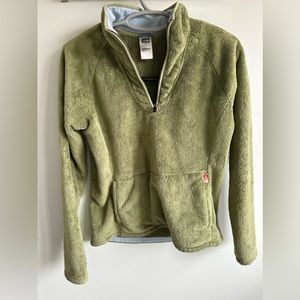 NorthFace 1/4 zip up soft fleece size medium